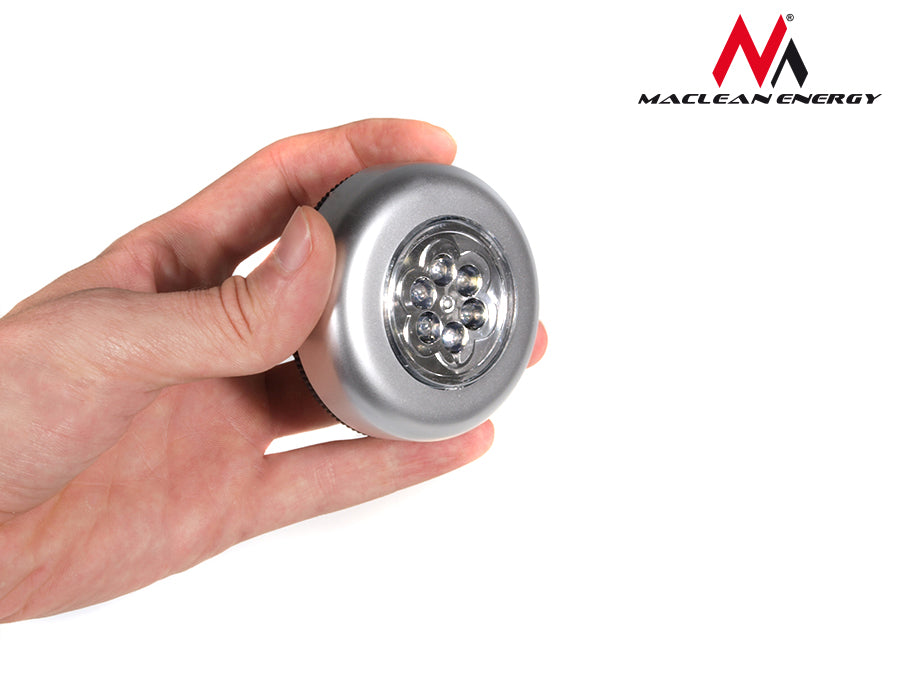 Samolepící lampička 6xLED MCE27 užitečná v každém domě, suterénu nebo garáži Maclean