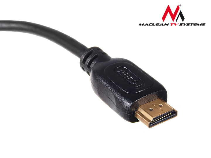 Kabel HDMI v1.4 1,5m Maclean MCTV AA-634 je ideální pro připojení všech zařízení