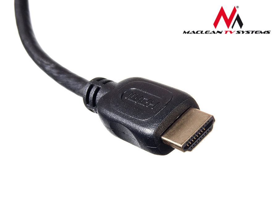 Kabel HDMI v1.4 1,5m Maclean MCTV AA-634 je ideální pro připojení všech zařízení