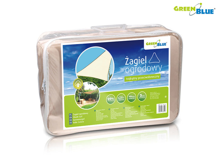 Sluneční stínící plachta na zahradu UV polyester 3,6x3,6x3,6 m GreenBlue GB500