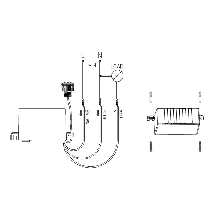 Pasivní snímač soumraku s externí sondou 2300 W Maclean Energy MCE34 (AWZ)