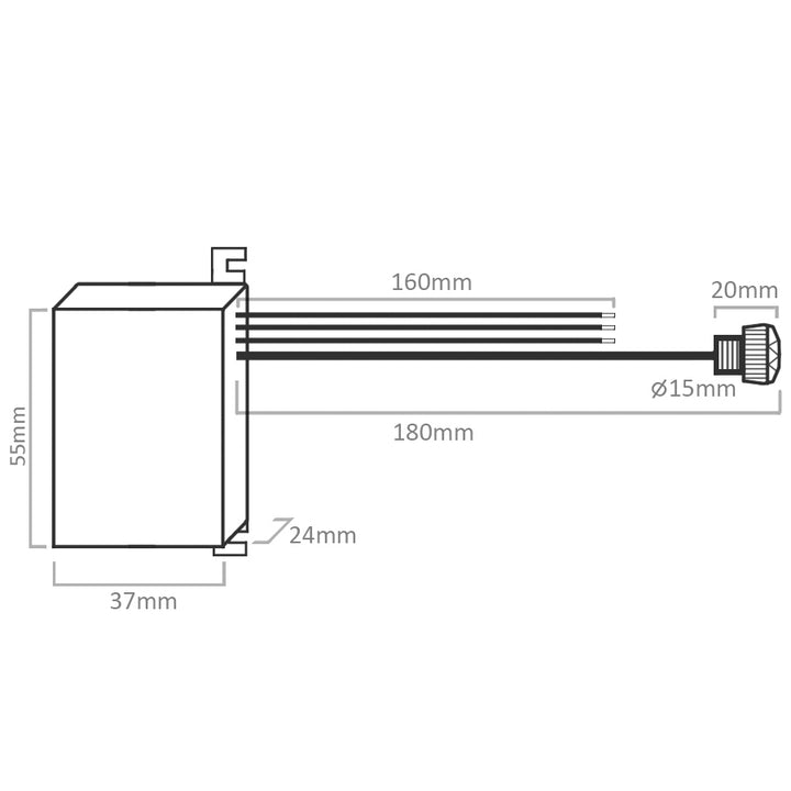 Pasivní snímač soumraku s externí sondou 2300 W Maclean Energy MCE34 (AWZ)