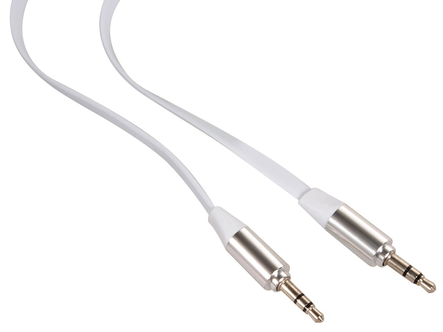 Vysoce kvalitní kabel Jack 3,5 mm - Jack 3,5 mm mini Jack STEREO 1m Maclean MCTV-694 W