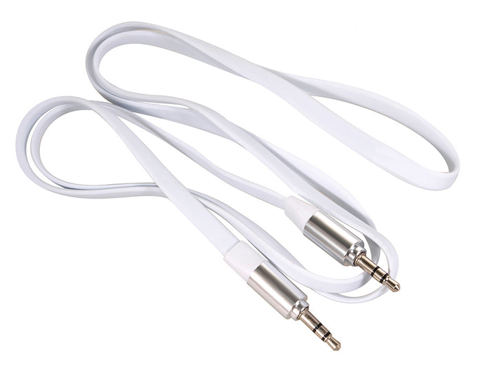 Vysoce kvalitní kabel Jack 3,5 mm - Jack 3,5 mm mini Jack STEREO 1m Maclean MCTV-694 W