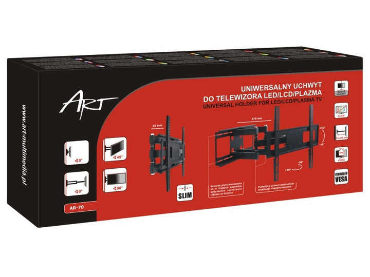 Držák pro TV LED / LCD / Plazma 23-55 "45kg AR-70 Art
