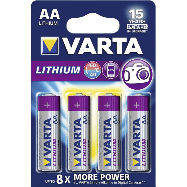 Lithiová baterie R-06 VARTA Lithium L91 / AA (typ 6106)