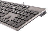 Klávesnice KV-300H Slim USB Hub USB A4-Tech ultra plochý