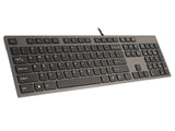 Klávesnice KV-300H Slim USB Hub USB A4-Tech ultra plochý