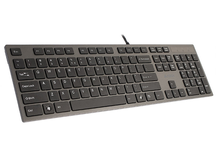 Klávesnice KV-300H Slim USB Hub USB A4-Tech ultra plochý