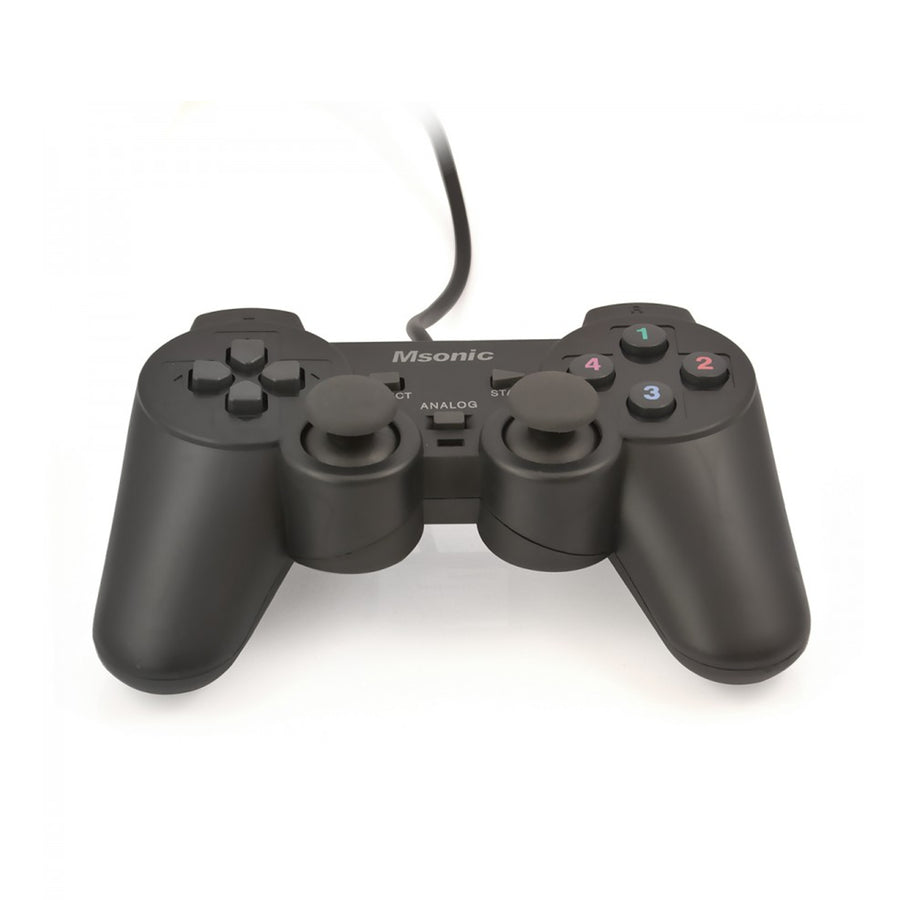 Gamepad Msonic MN3329BK černý vibrační funkce, 10 tlačítek
