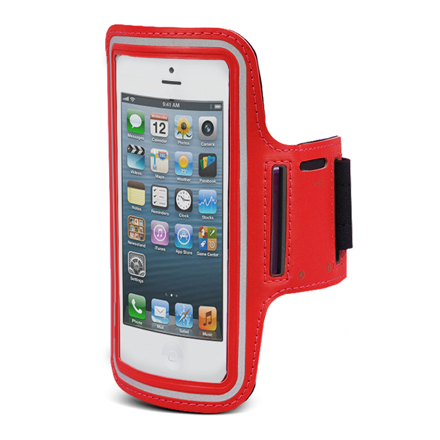 Maclean MC-405 R červené 4,8" pouzdro na telefon přes rameno