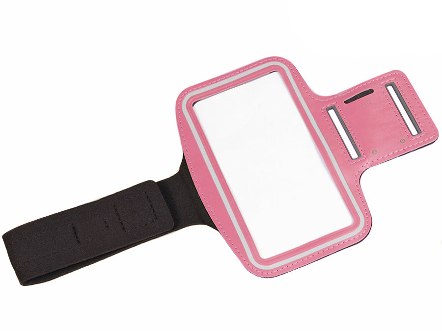 Telefon Arm Band Holder 4,8'' Běh Gym Clear Přední klávesy IOS Odolný nastavitelný