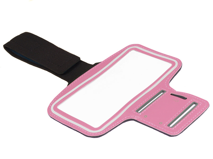 Telefon Arm Band Holder 4,8'' Běh Gym Clear Přední klávesy IOS Odolný nastavitelný