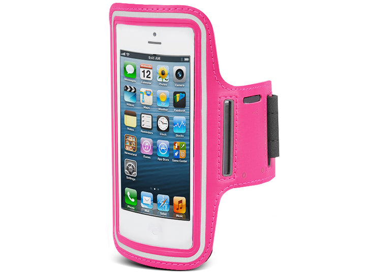 Telefon Arm Band Holder 4,8'' Běh Gym Clear Přední klávesy IOS Odolný nastavitelný