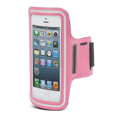Telefon Arm Band Holder 4,8'' Běh Gym Clear Přední klávesy IOS Odolný nastavitelný