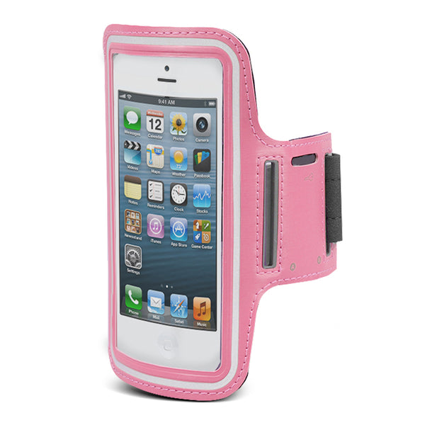 Telefon Arm Band Holder 4,8'' Běh Gym Clear Přední klávesy IOS Odolný nastavitelný