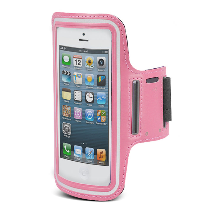 Telefon Arm Band Holder 4,8'' Běh Gym Clear Přední klávesy IOS Odolný nastavitelný