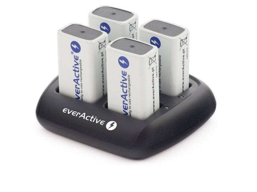 EverActive NC-109 nabíječka pro 9V 4x 100mA baterie max