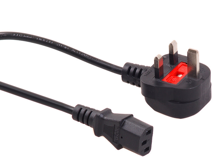 Napájecí kabel PC 3 pin 1,5 m Počítač GB UK konektor ATX Projektory TV DVD