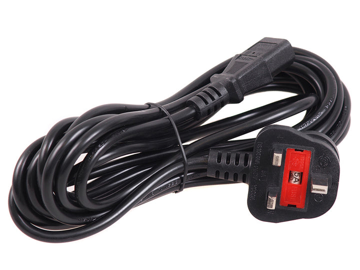 Napájecí kabel PC 3 pin 1,5 m Počítač GB UK konektor ATX Projektory TV DVD