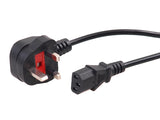 Napájecí kabel PC 3 pin 1,5 m Počítač GB UK konektor ATX Projektory TV DVD