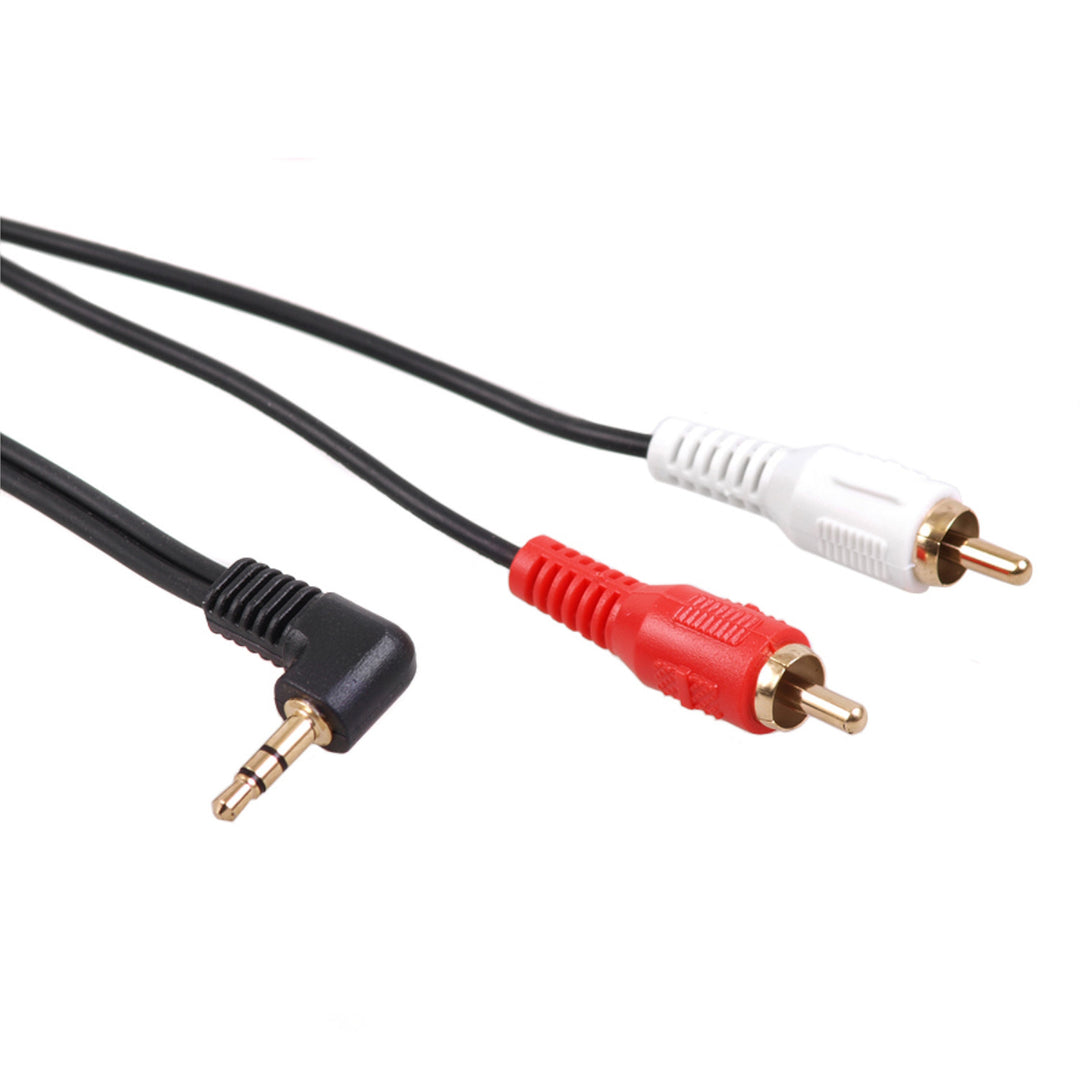 Mini jack 3,5 mm úhlový 2RCA 15 m MCTV-828 - Vysoká kvalita přenosu, dlouhá životnost