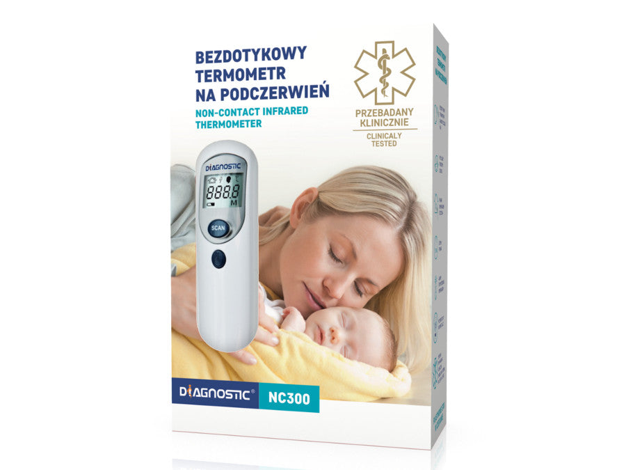Diagnostický bezkontaktní teploměr NC300 s alarmem horečky