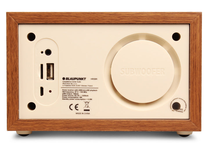 Radiopřijímač Blaupunkt HR5BR FM SD / USB / AUX s pamětí na 40 stanic