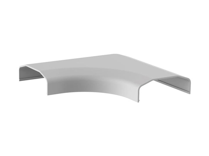 Kryt pro kabel systémový plast  127 x 127 x 21,5 mm Maclean MC-697 W