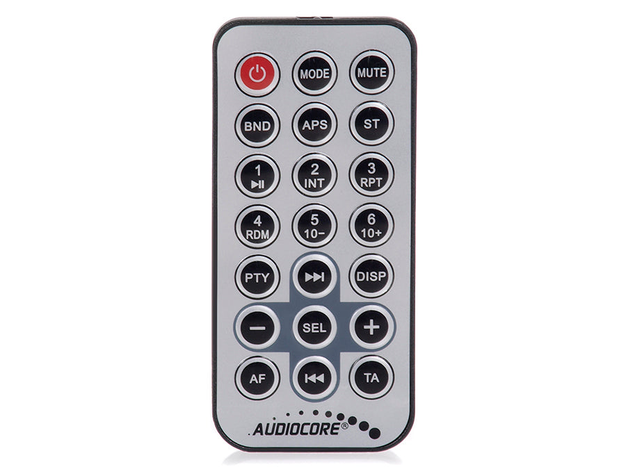 Autorádio Audiocore AC9720 Stereo MP3 / WMA / USB / RDS / SD ISO Bluetooth, vícebarevný displej