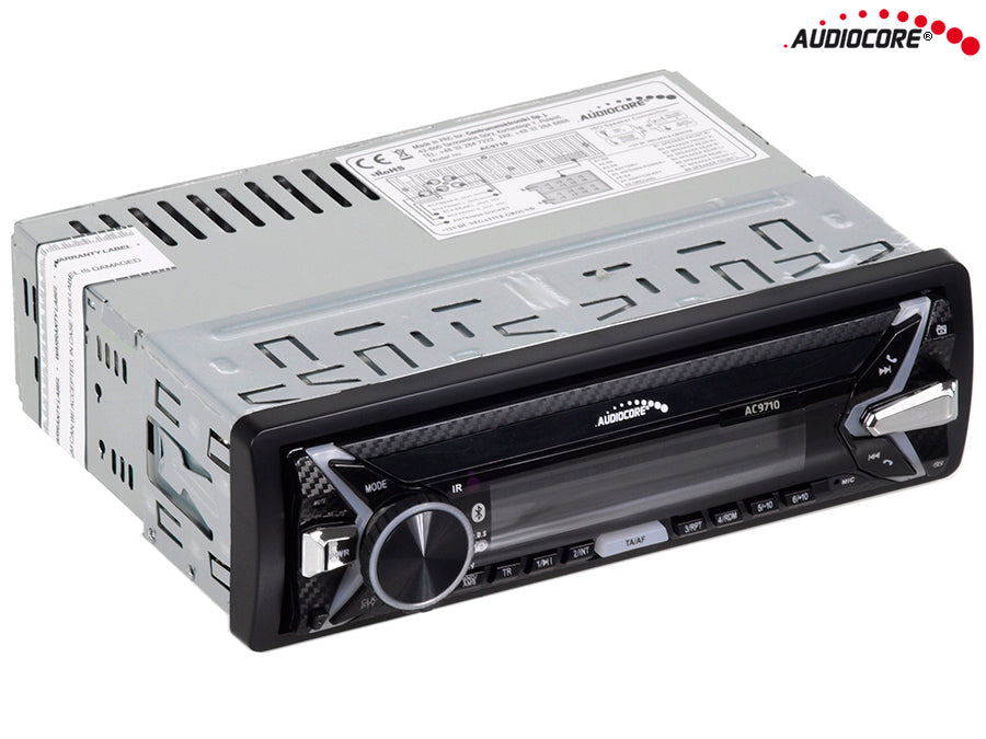 Autorádio Audiocore AC9710  Stereo MP3 / WMA / USB / RDS / SD Odejmovaný panel ISO Multicolor Bluetooth