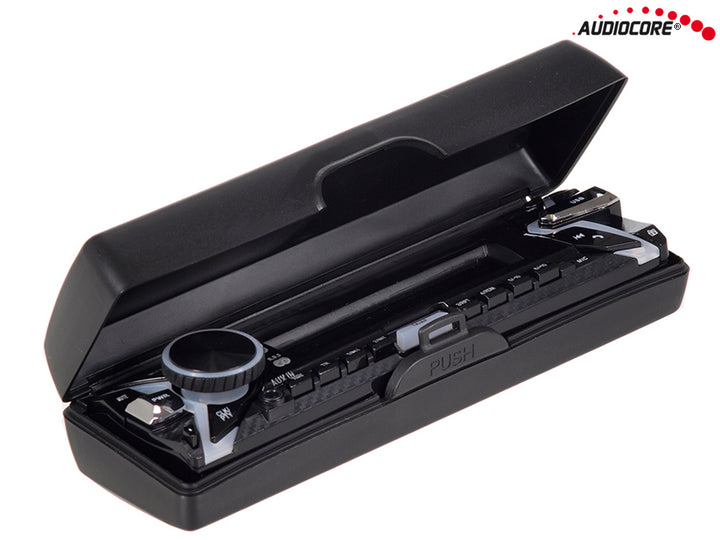 Autorádio Audiocore AC9710  Stereo MP3 / WMA / USB / RDS / SD Odejmovaný panel ISO Multicolor Bluetooth