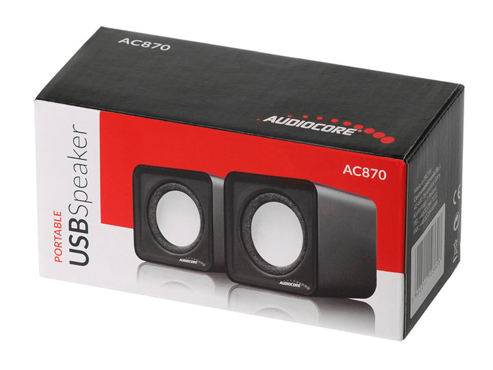 Audiocore AC870B Počítačové reproduktory 6W USB sada