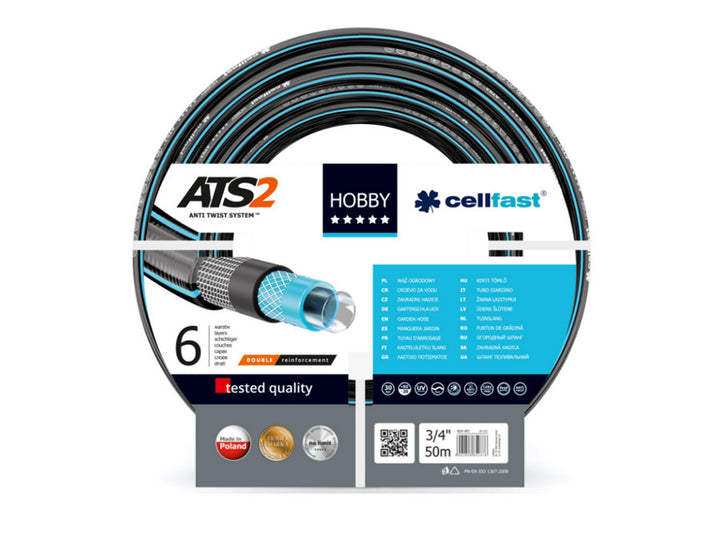 Zahradní hadice Cellfast Hobby ATS2 3/4" 50m 16-221