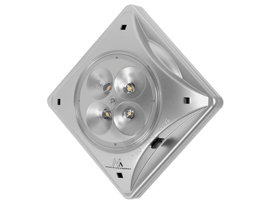 Solární lampa 4 LED Maclean Energy MCE124 s vestavěným senzorem soumraku