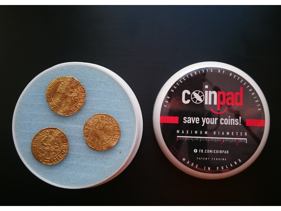 Velká mincovní krabička CoinPad XL pro prospektory