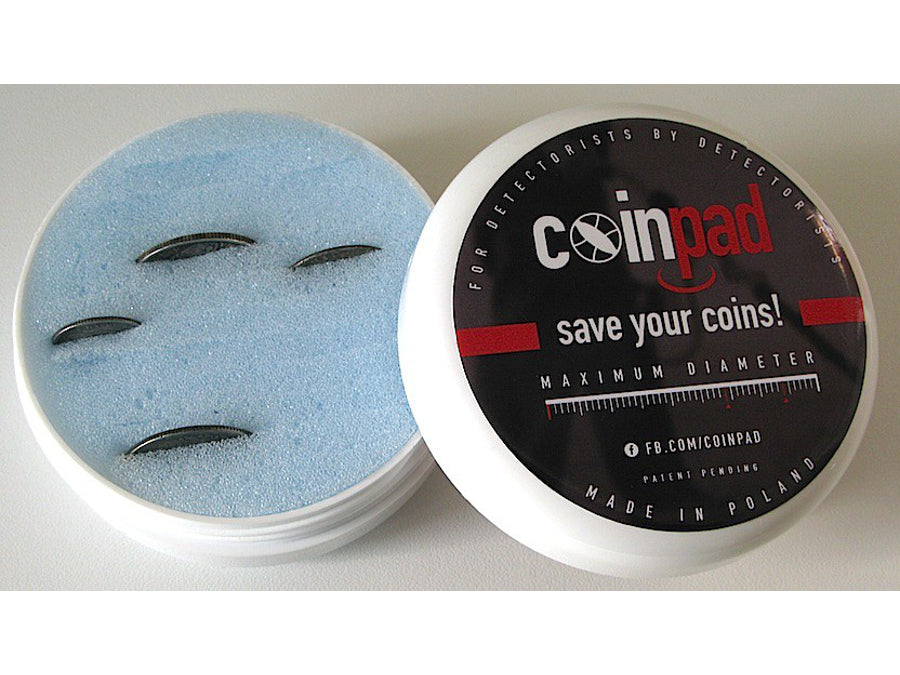 Velká mincovní krabička CoinPad XL pro prospektory