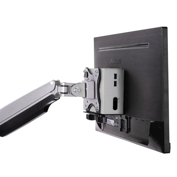 Univerzální držák pro minipočítače Maclean MC-720 černé  5 kg pro NUC MAC  mini CPU
