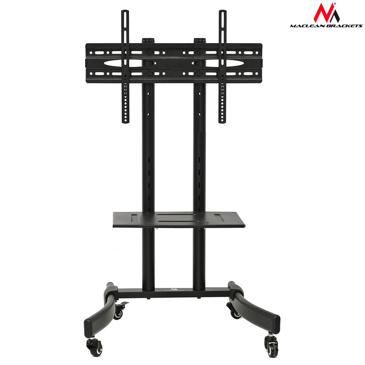 Profesionální televizní stolek vozík na kolečkách  32'' - 65'' max 40 kg   Maclean MC-739 moderní design