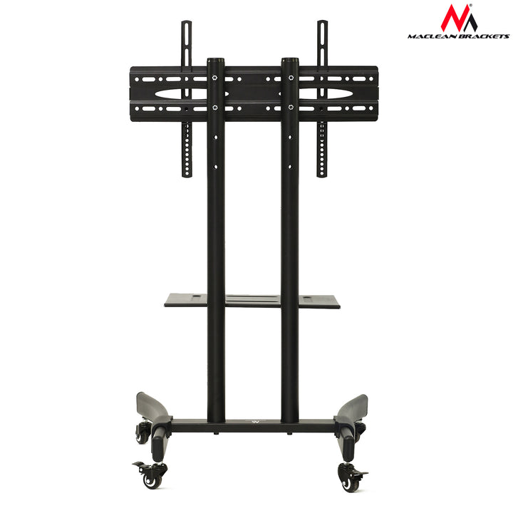 Profesionální televizní stolek vozík na kolečkách  32'' - 65'' max 40 kg   Maclean MC-739 moderní design