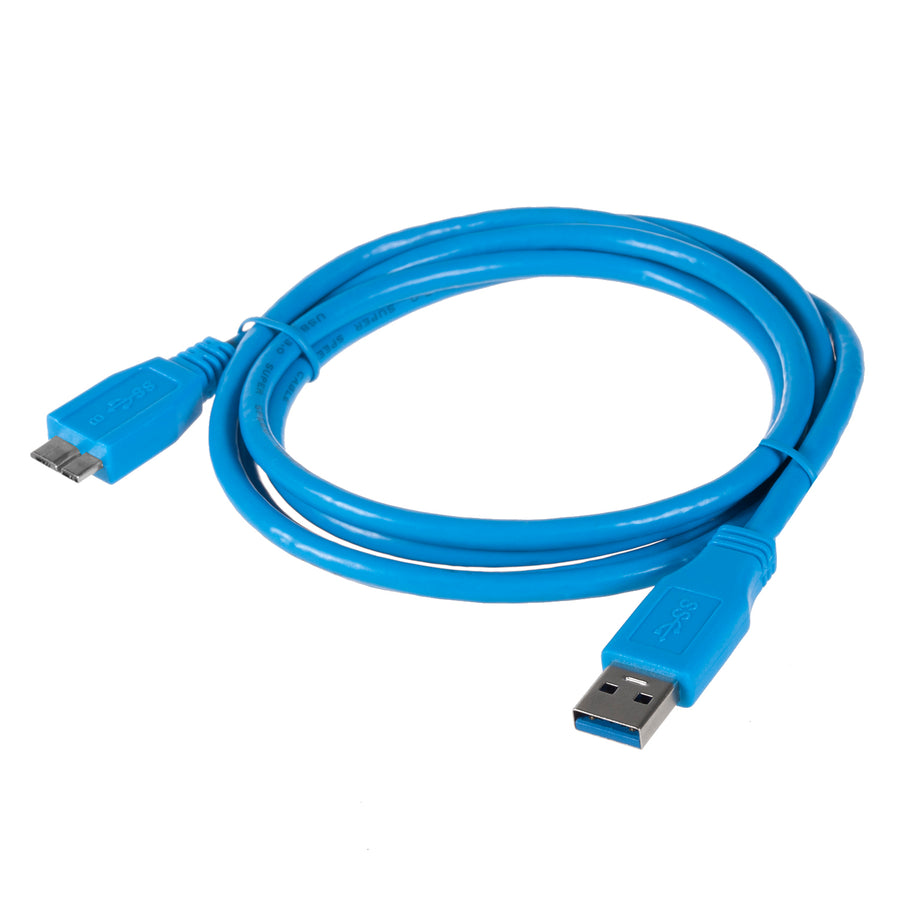 Kabel USB 3.0 0,5 m AM-microBM modrý Maclean MCTV-586
