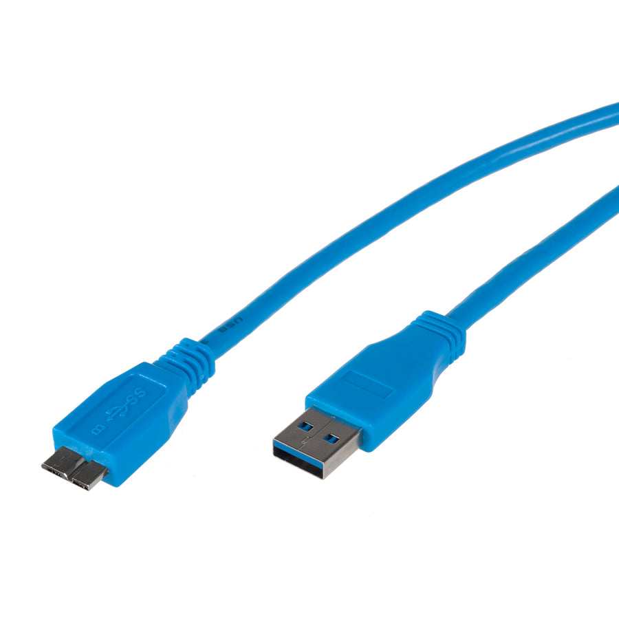Kabel USB 3.0 0,5 m AM-microBM modrý Maclean MCTV-586