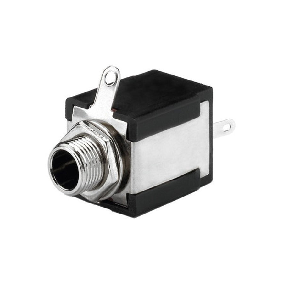 6,3 mm konektor jack montáž stereo plastové pouzdro