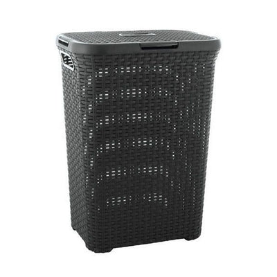 Koš na pradlo Curver Natural Style 40l tmavě šedý kvalitní