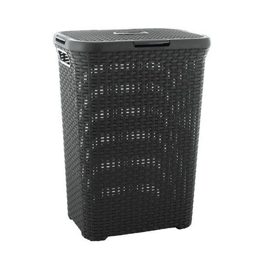 Koš na pradlo Curver Natural Style 40l tmavě šedý kvalitní