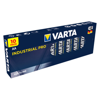 Alkalické baterie 10 x Varta Industrial LR6 / AA 4006