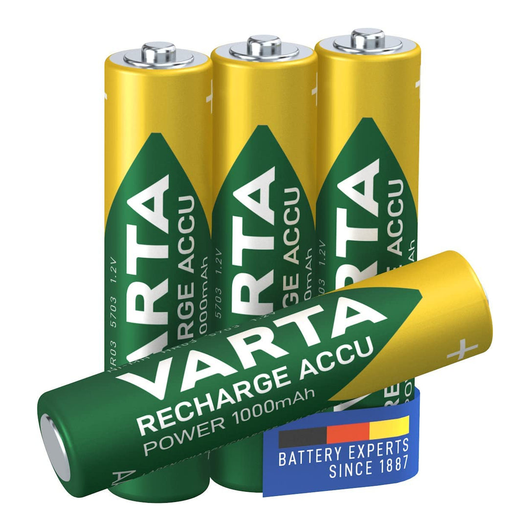 4x baterie Varta Ready2use R3 / AAA 1000mAh s velmi dobrou životností