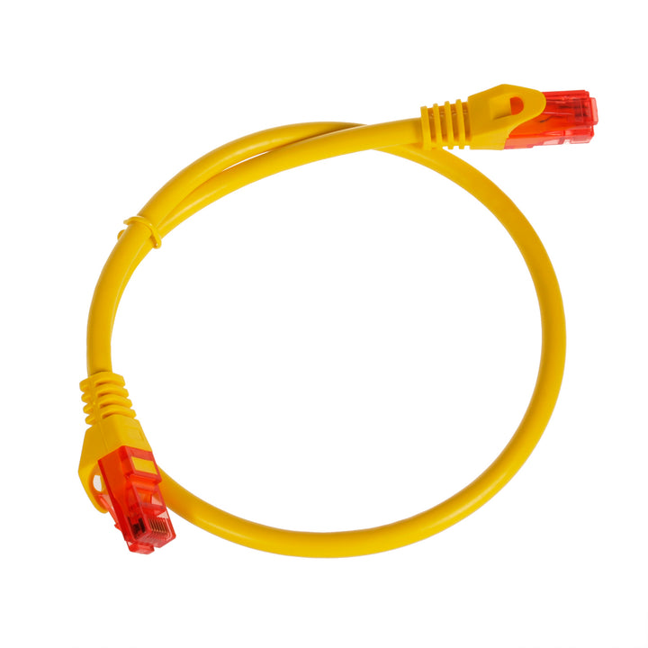 Net Lan Kabelová Síť. Ethernet Rj45 Utp Cat6 0,5 M Maclean Mctv-300 Y