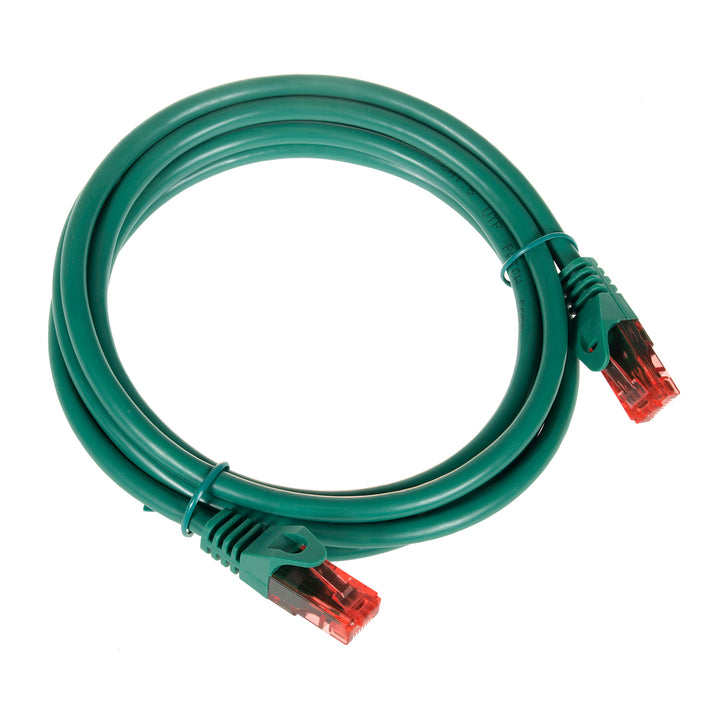 Patchcord kabel UTP cat6 3m barva zelená Maclean MCTV-303 G
