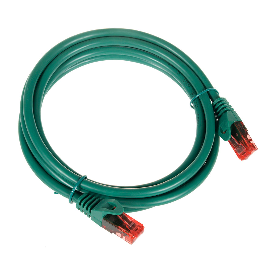 Patchcord kabel UTP cat6 3m barva zelená Maclean MCTV-303 G